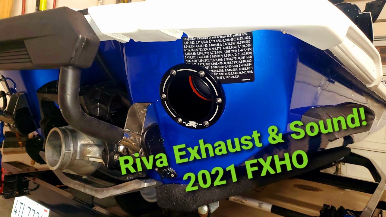 2021 FX Cruiser HO Riva Rear Exhaust, Ribbon delete, & Cold Air Intake. 2:35 for sound clip