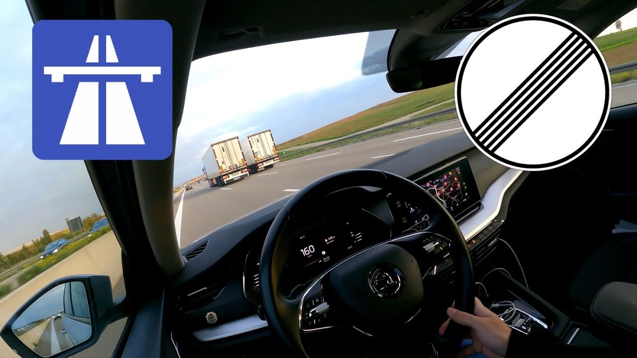 Top Speed German Autobahn POV Drive | 2024 Skoda Octavia 115hp 2.0 TDI✔️