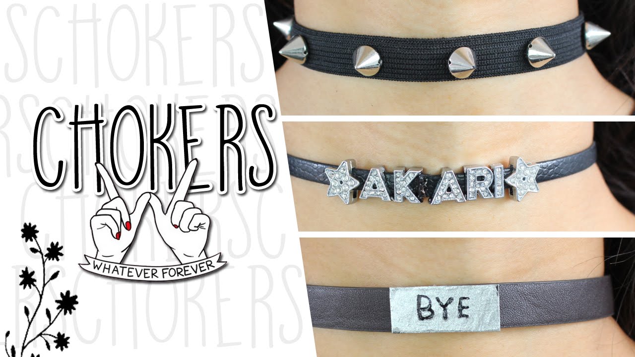 HAZ CHOKERS SÚPER FÁCIL | AKARI BEAUTY