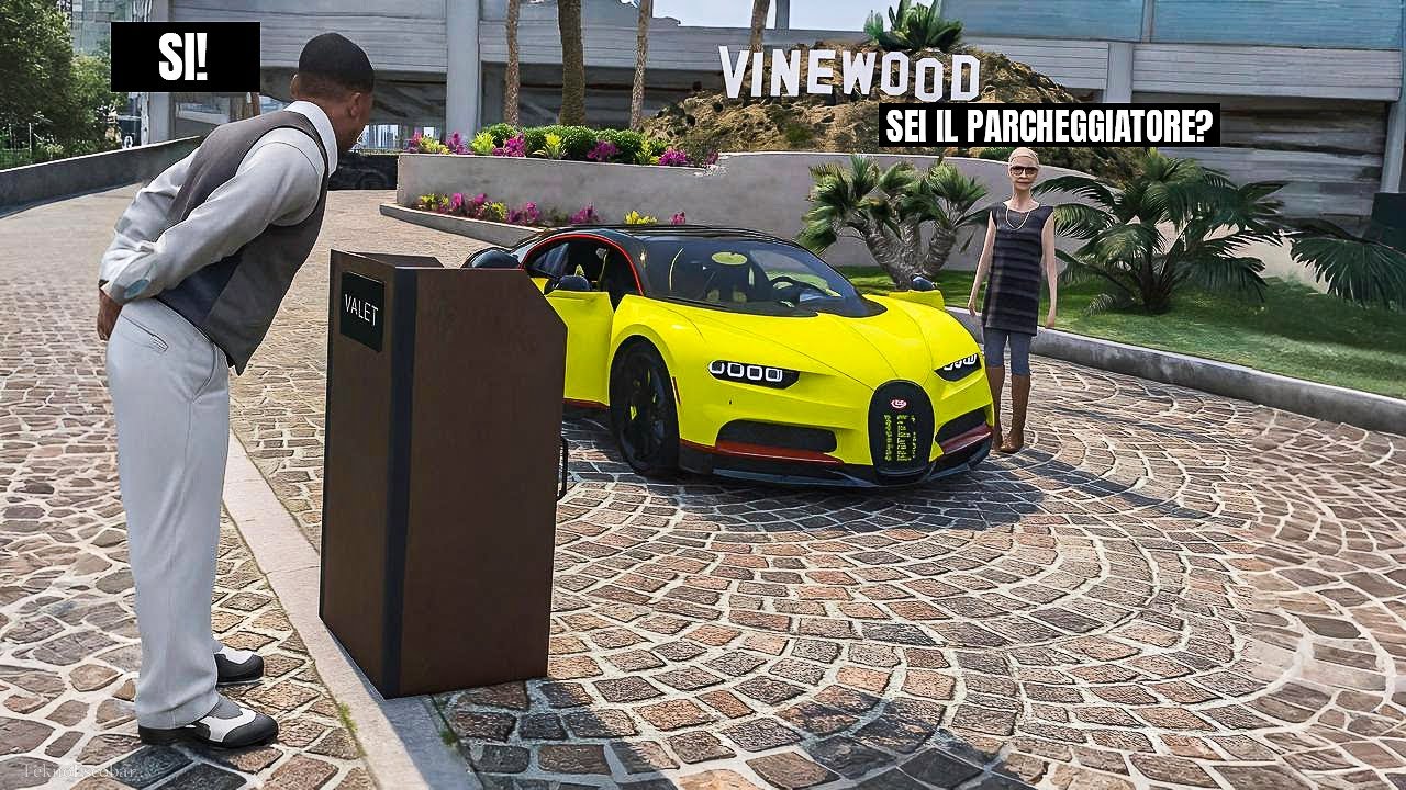 MI FINGO PARCHEGGIATORE e RUBO TUTTE le SUPERCAR in un MODO UNICO - GTA 5 MOD VITA DA GANGSTER