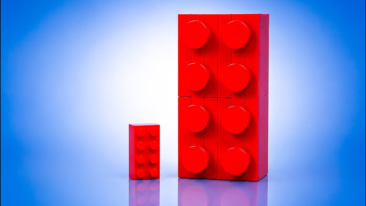 2x4 RED BRICK: LEGO G.W.P | Stop-Motion Time-lapse Build 4K