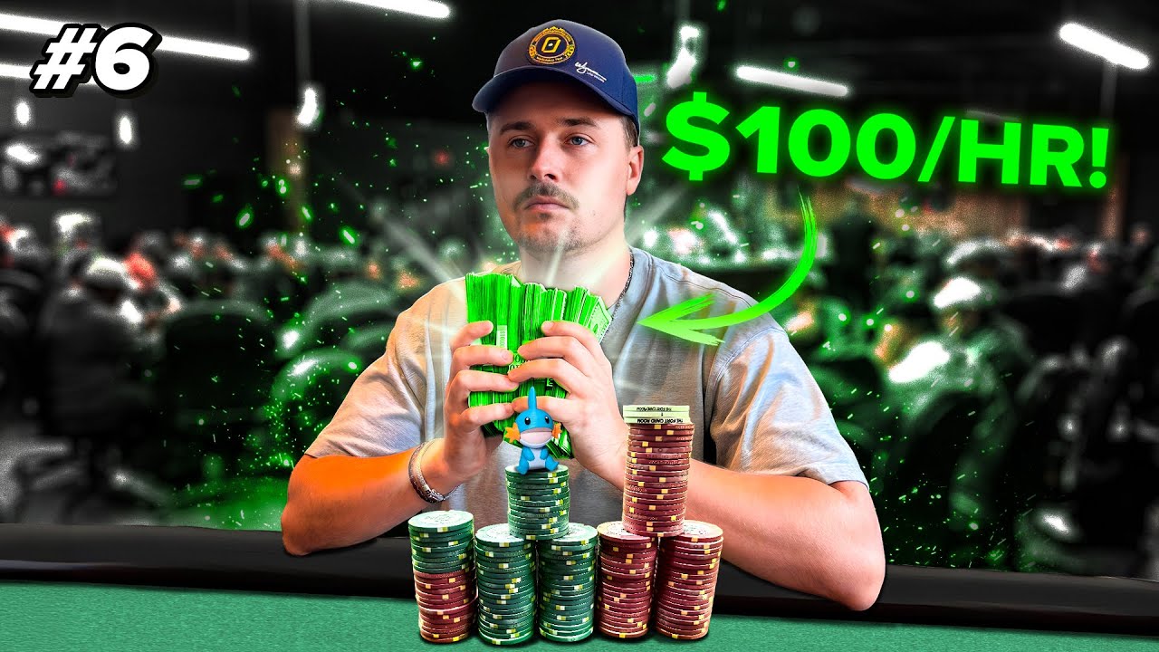 Making $100/Hour Playing Low Stakes Poker (Episode 6)