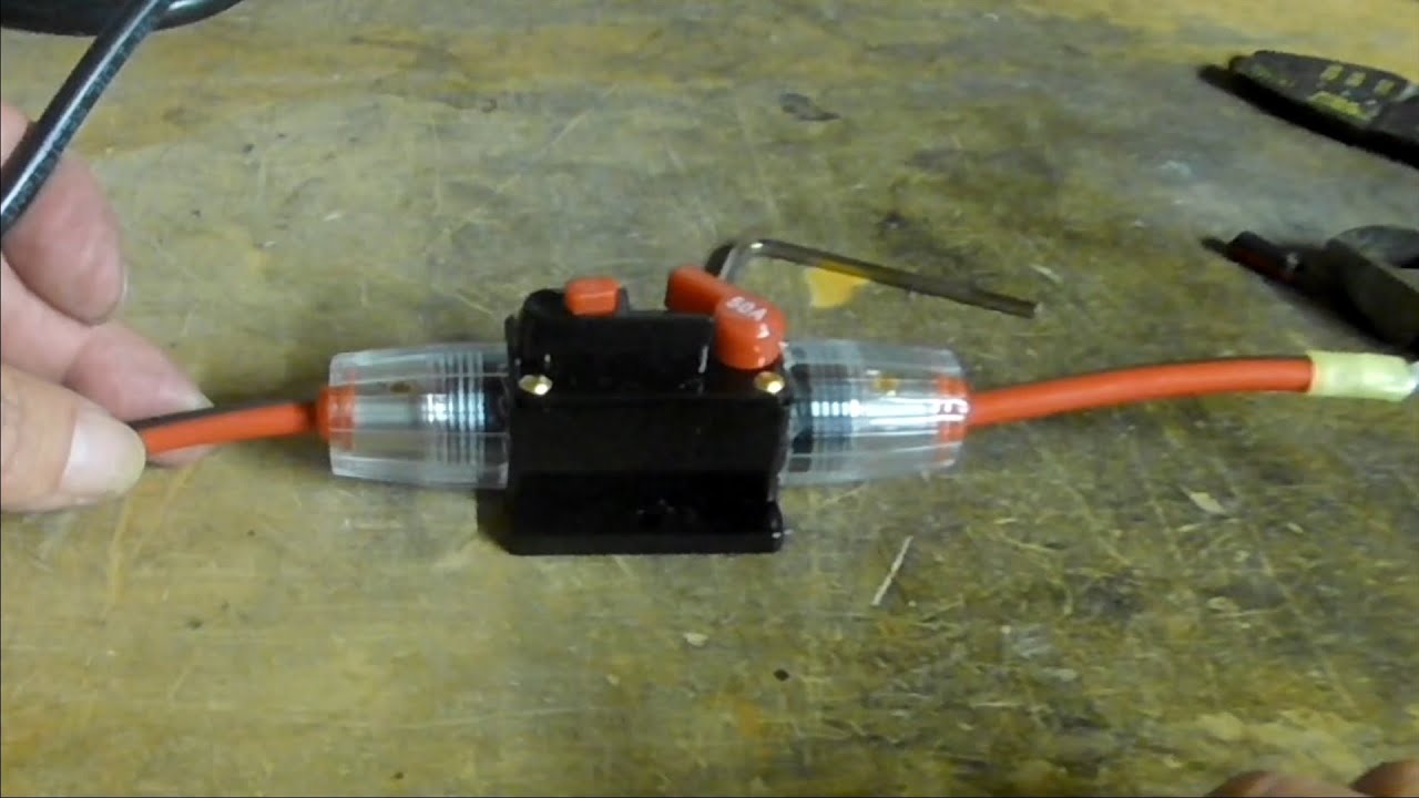 How to install inline fuse on a Minnkota trolling motor