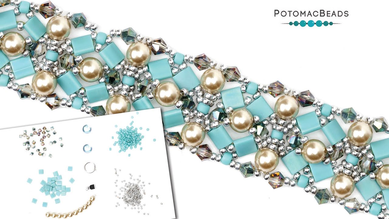 Helen Bracelet - DIY Jewelry Making Tutorial by PotomacBeads