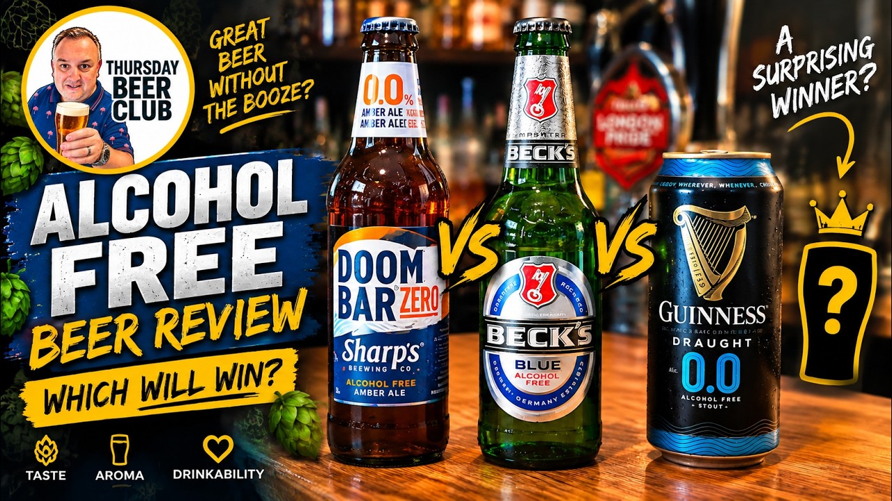 Dry January Zero Alcohol Review. Becks Blue Guinness Zero & Doom Bar Zero #dryjanuary #beer #foodie