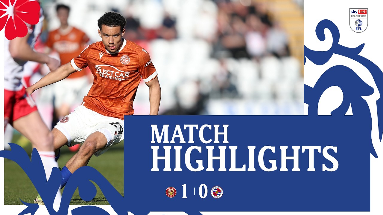 HIGHLIGHTS | Stevenage 1-0 Reading