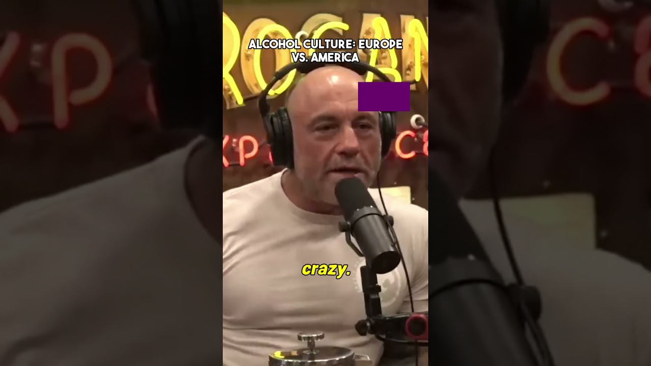 Alcohol Culture in the USA Vs  Europe | JRE | #shortsfeed #shorts