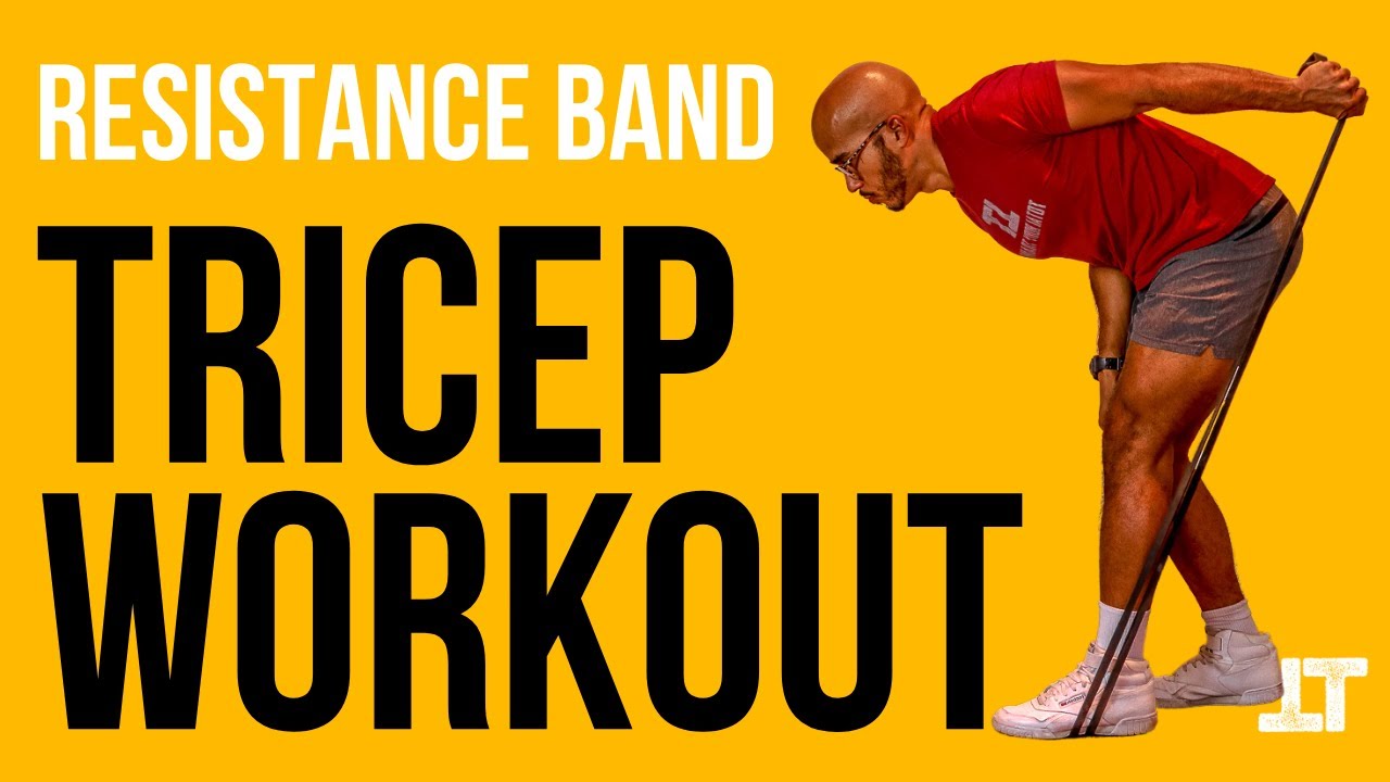 Resistance Band Tricep Workout | No Attachment