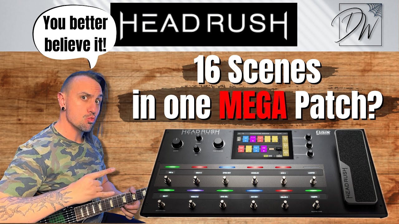 Как использовать сцены в HeadRush