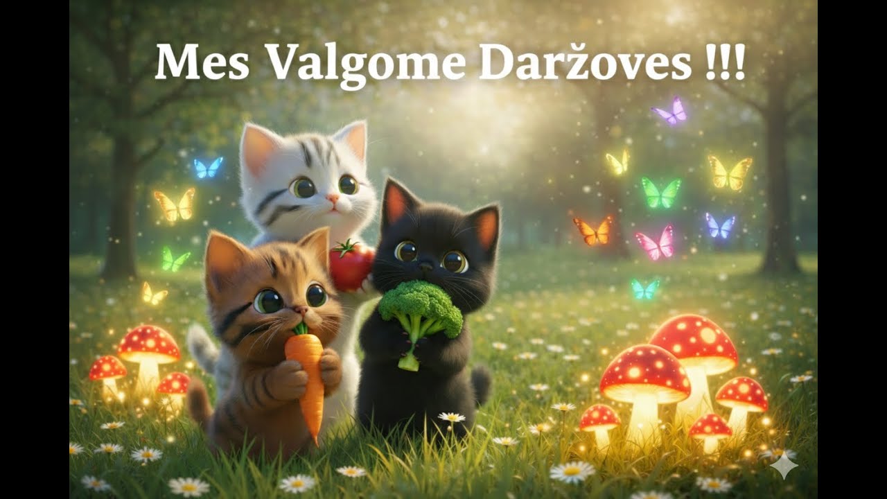 Mes Valgome Daržoves !!!