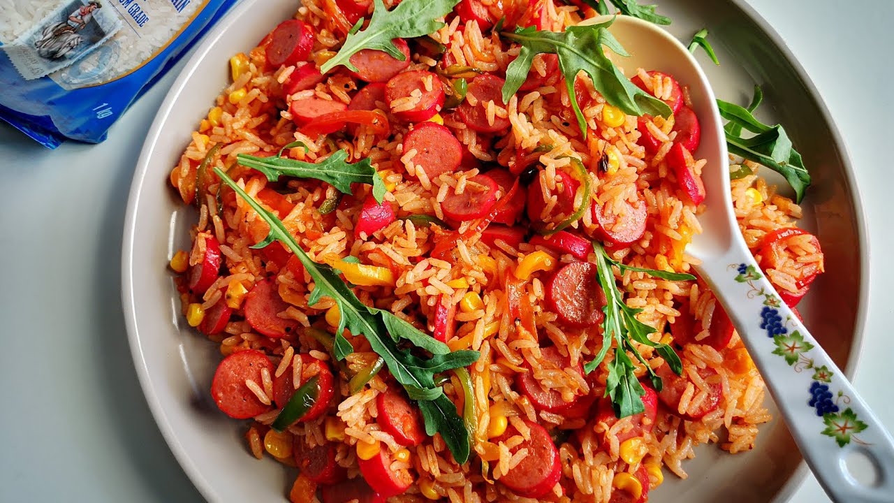 Cape Style Red Vienna and Rice smoortjie made with Spekko Rice.