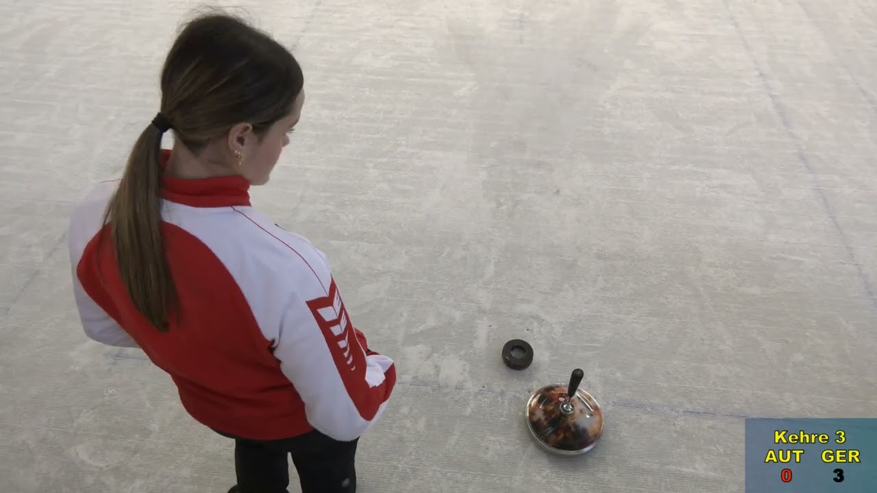 Eisstock Europameisterschaft 2026, Mannschaftsspiel Vorrunde U16, Östereich AUT  : Deutschland GER