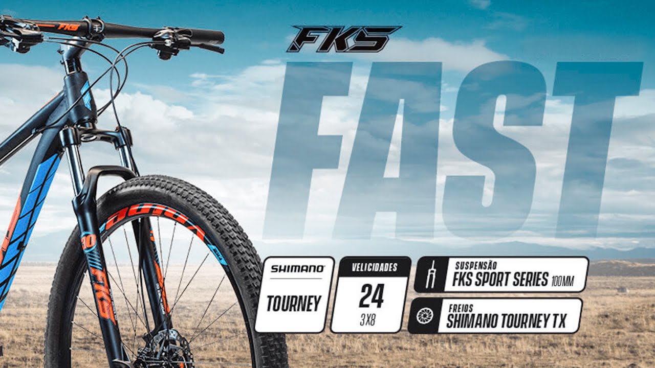 O Caminho Mais R&aacute;pido - Mountain Bike FKS Fast Shimano Tourney