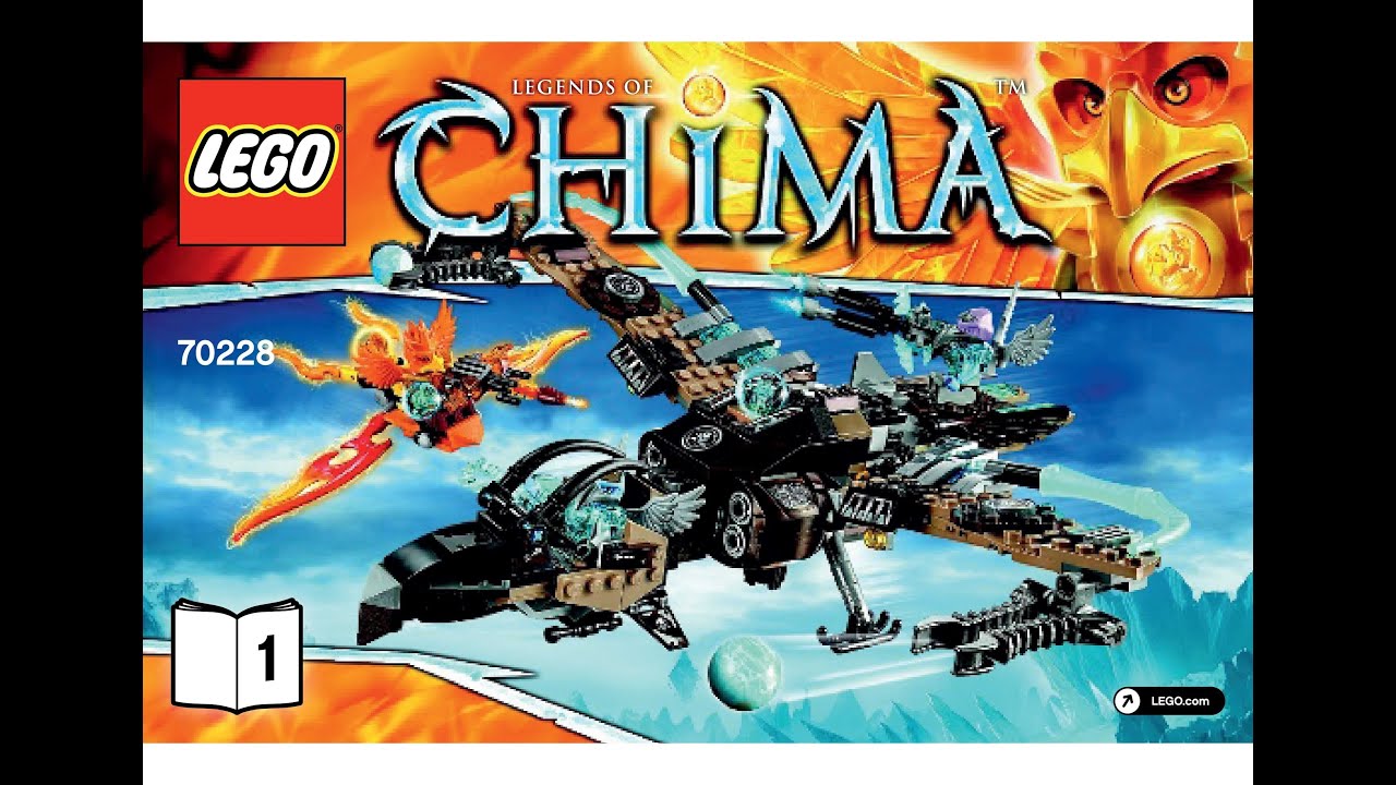 LEGO 70228 Vultrix's Sky Scavenger Instructions LEGO LEGENDS OF CHIMA 2015