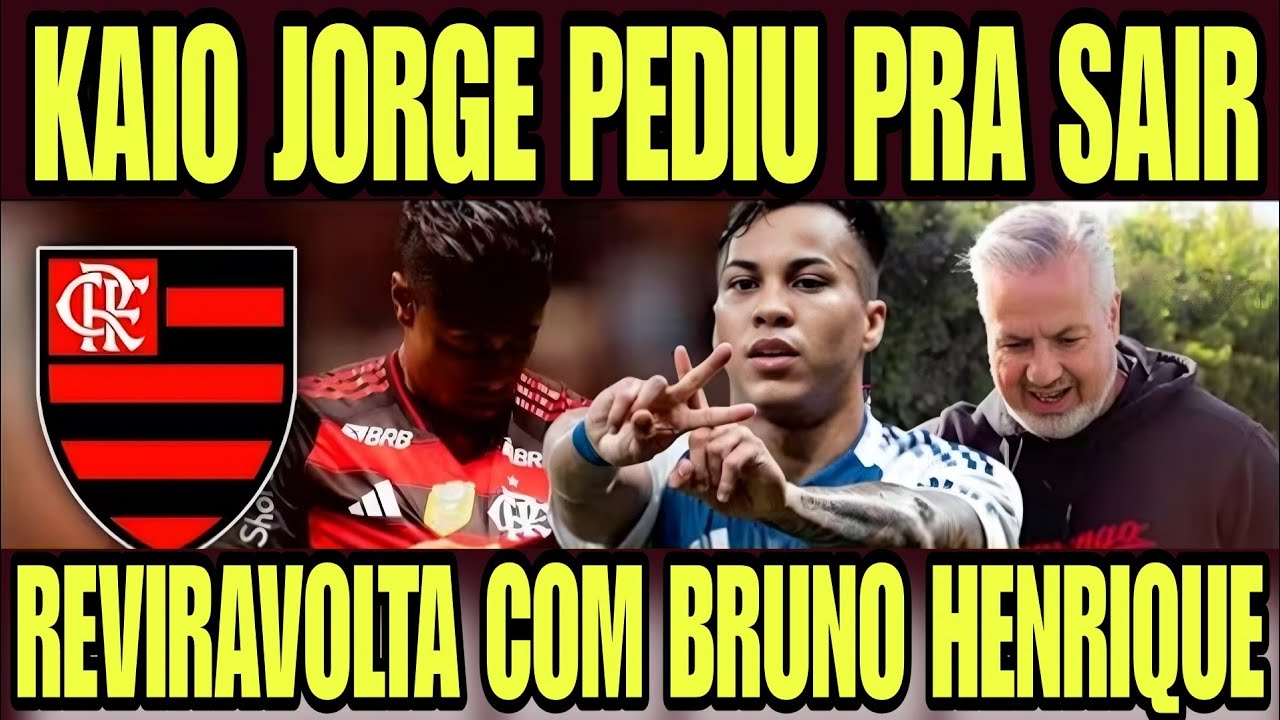 BOMBA! Kaio Jorge no Flamengo pega todos de surpresa e agita o mercado hoje!!!