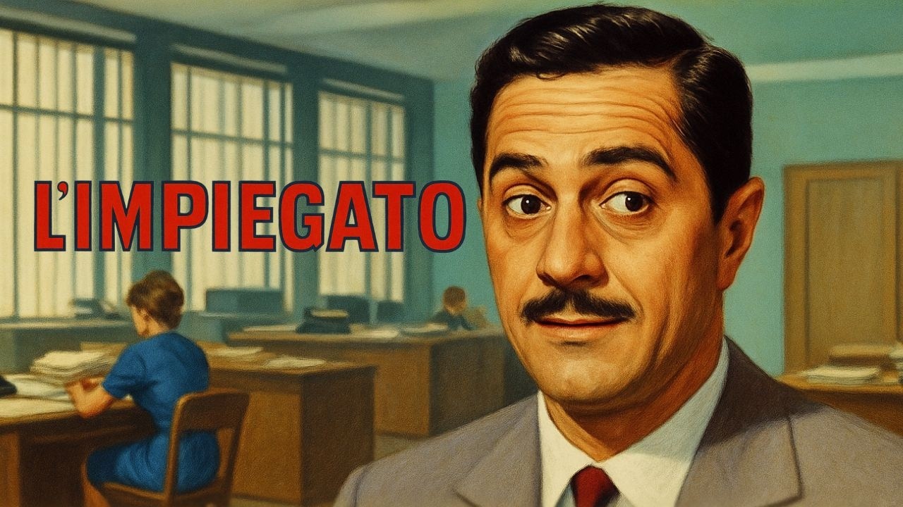 L'impiegato | Commedia | Nino Manfredi | Film Completo in Italiano