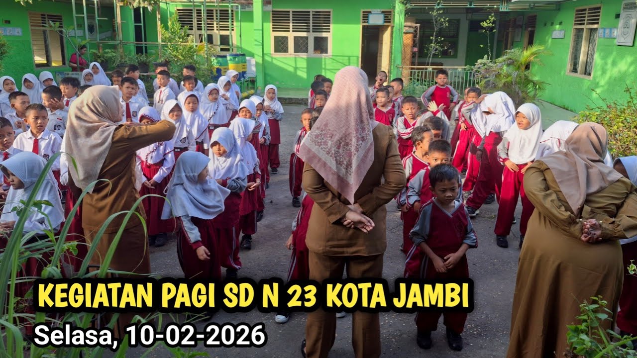 Membaca ayat pendek dan bacaan sholat 5 waktu SD N 23 Kota Jambi
