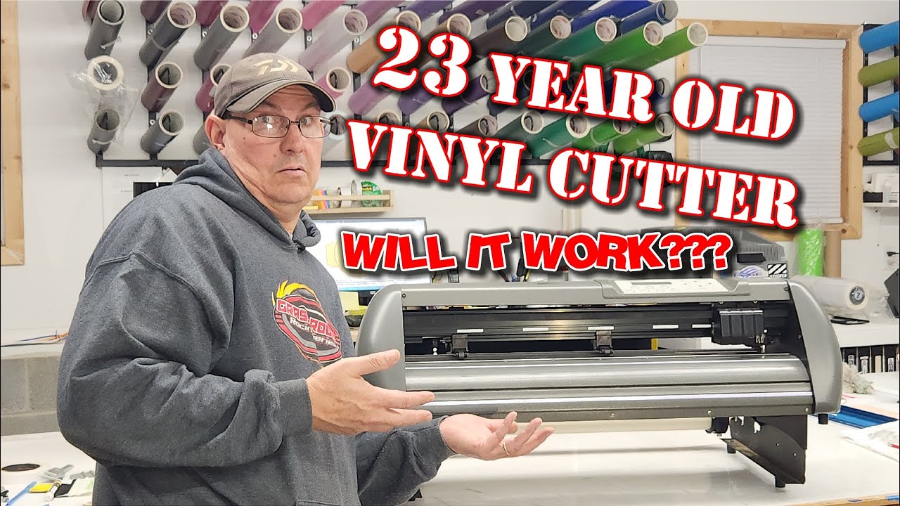 I Bought A 23 Year Old Vinyl Cutter | Will it work?