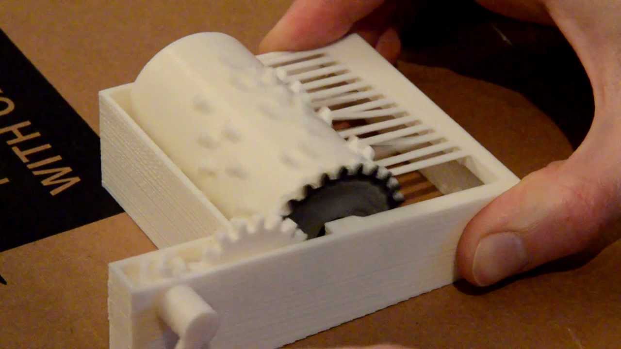 Fully 3D printed Music Box: 