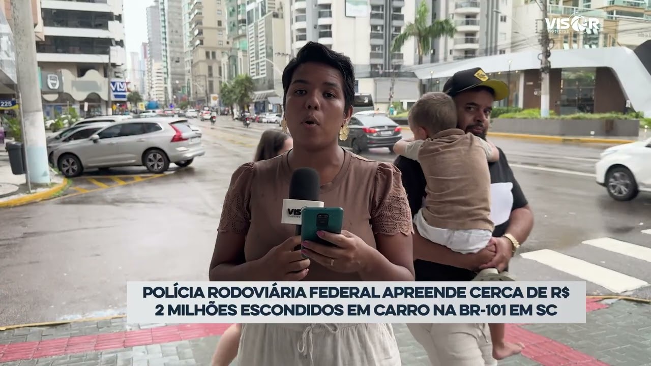 Polícia Rodoviária Federal apreende cerca de R$ 2 milhões escondidos em carro na BR-101 em SC
