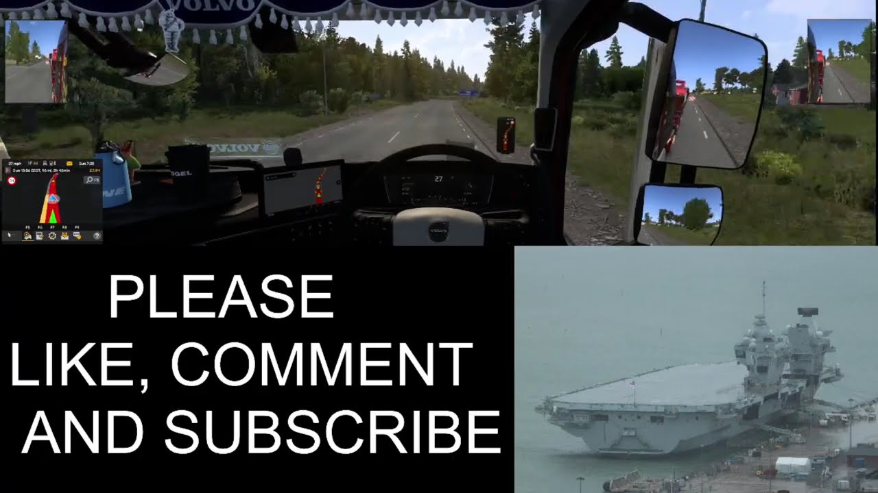 Euro Truck Simulator 2 Kiel to Ostensund Part 3