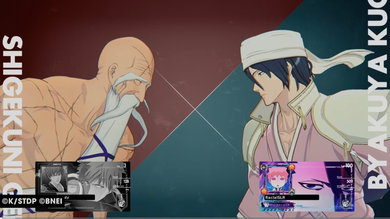 BLEACH Rebirth of Souls RANKED Byakuya vs Yamamoto