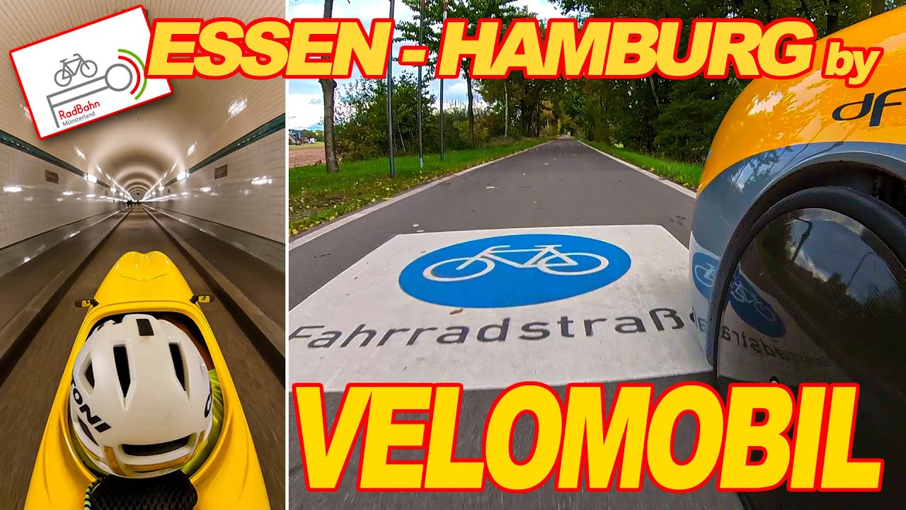 Route proving: Essen - Hamburg by Velomobile #velomobile #biketrip #münsterland