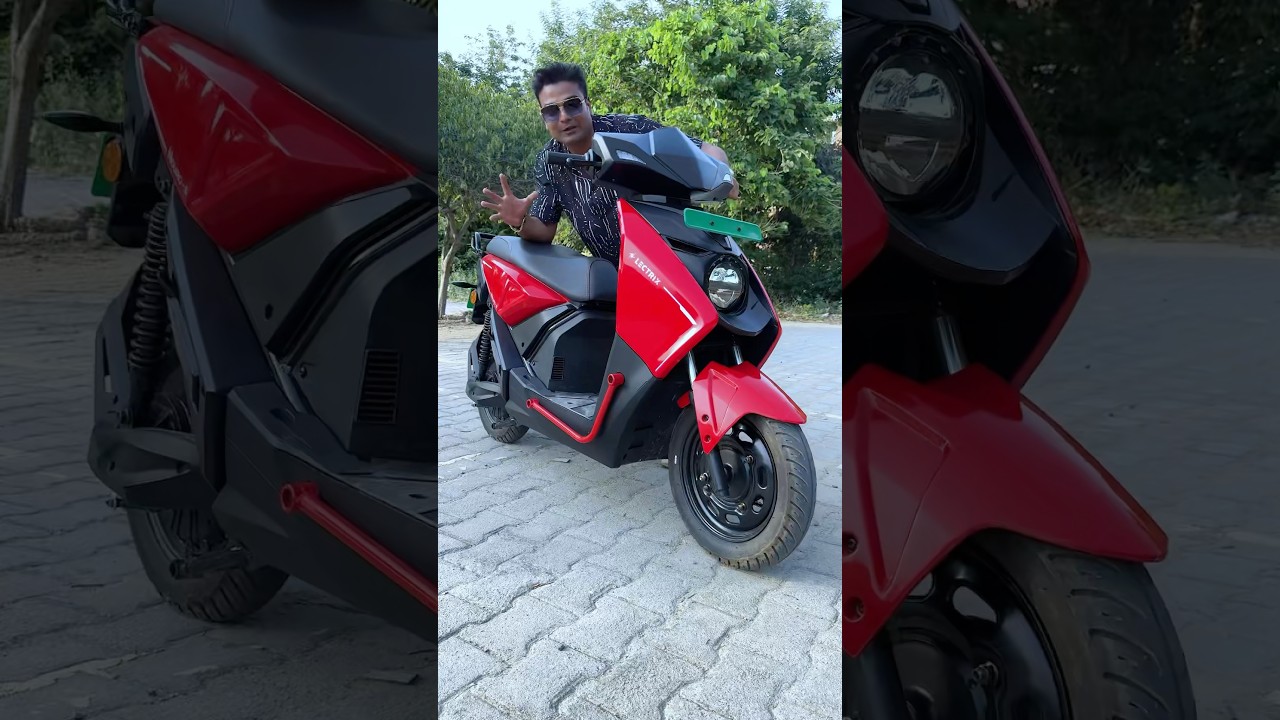 New Electric Scooter Lectrix NDuro #new #electric #scooter #ev #red #travel #drive