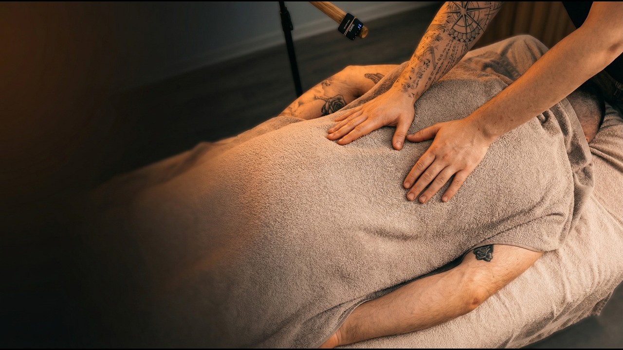ASMR Relaxing Massage for Deep Sleep 💆‍♀️ Soft Whispers & Hand Sounds