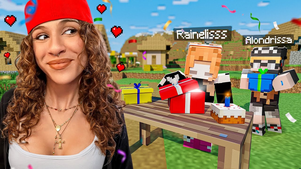 MI REGALO DE CUMPLEA&Ntilde;OS EN MINECRAFT🥳|| d&iacute;a 3