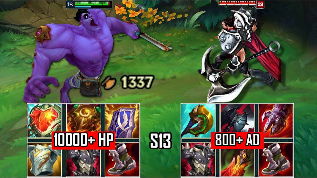 1400 AD MUNDO vs DARIUS SEASON 13 FULL BUILD FIGHTS & Best Pentakills!