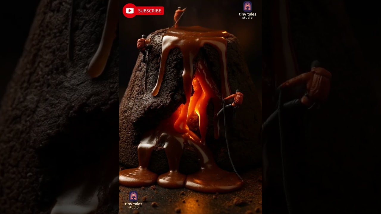Would You Survive a Chocolate Lava Climb? 🍫🔥 | Satisfying Short 