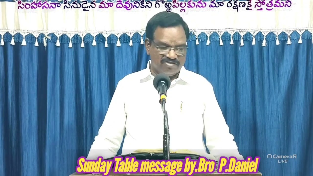 Date:-22-02-26 Sunday Table message by.Bro  P.Daniel