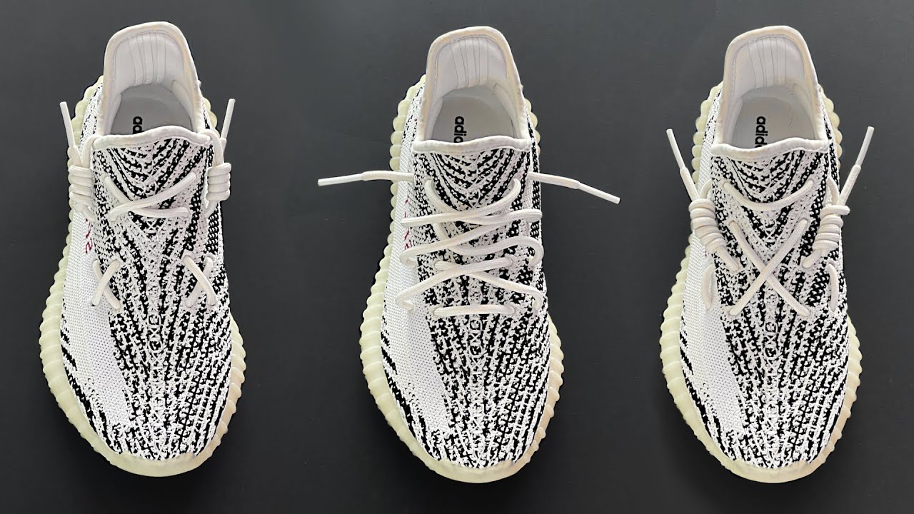 HOW COOL TO LACE UP YEEZY BOOST 350 (4 WAYS)