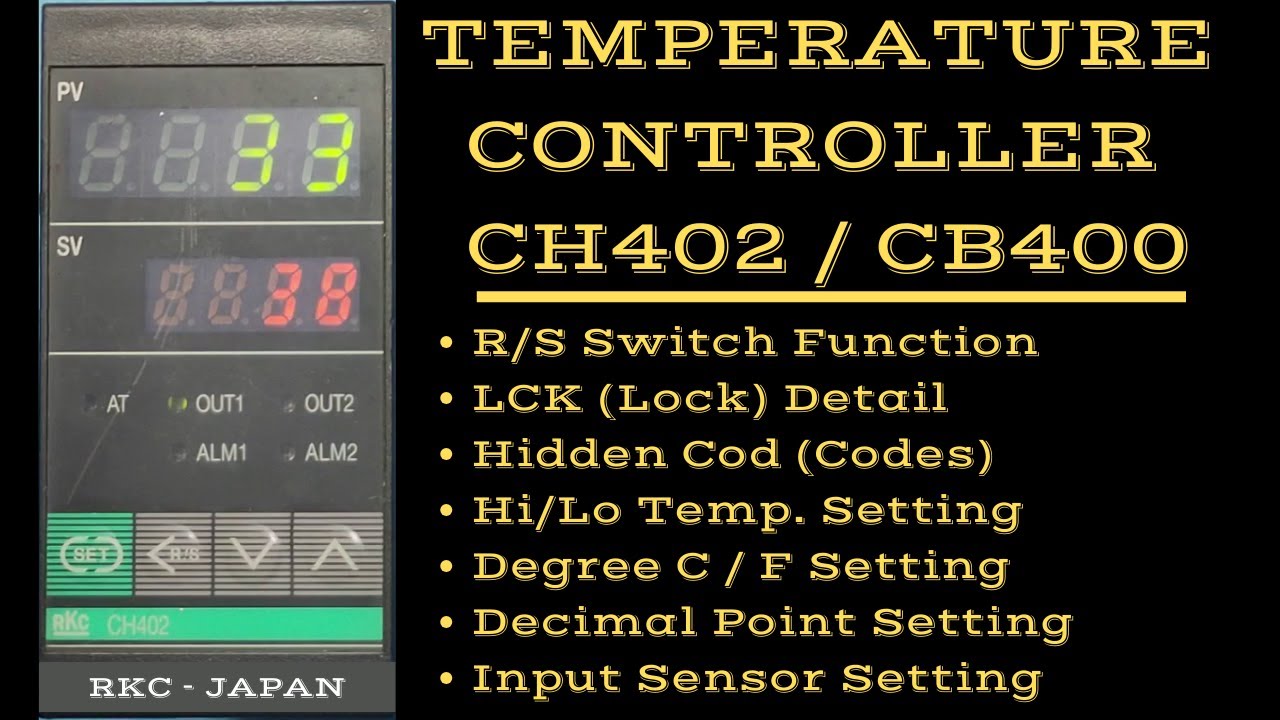 Digital Temperature Controller | RKC | CH402 | CB400 | REX Series | Wiring of Temperature Controller