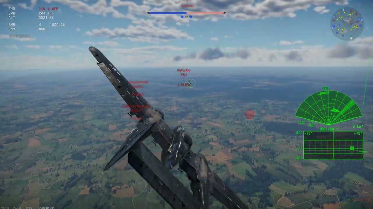 War Thunder Air Arcade is Fun !