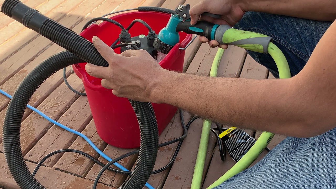 Submersible sump pump - Testing Burcam & Mastercraft - How the motor switch works