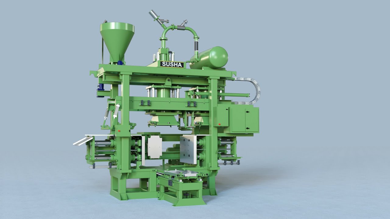 Cold Box Core Shooter VTA BS CB | Pipe Fitting Core Making Machine | SUSHA