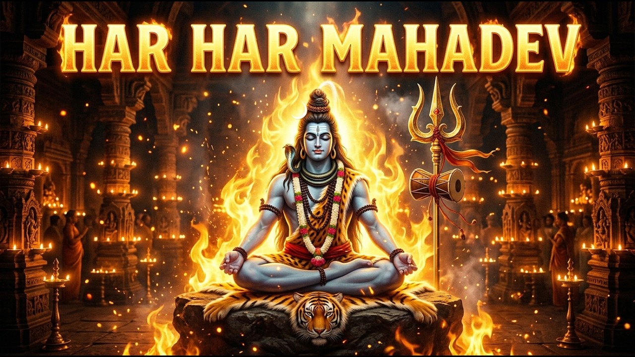 ॐ नमः शिवाय | Har Har Bhole 🙏 Powerful Shiva Mantra for Peace & Protection | Shanti Bhakti Dhara