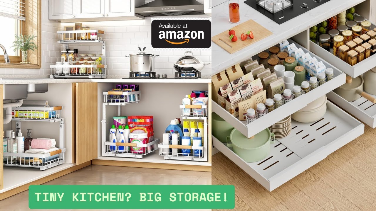 Best Kitchen Organizers for Tiny Homes | Space-Saving Ideas for Small Kitchens