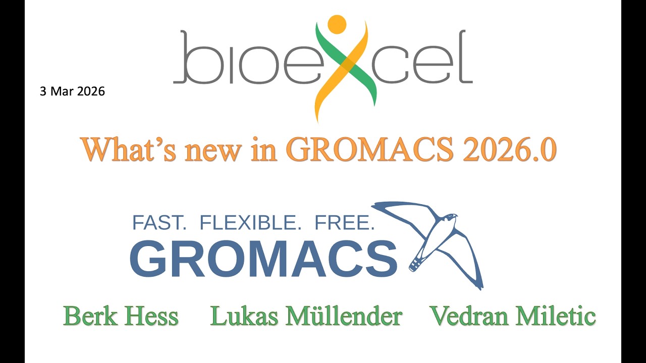 Вебинар Bioexcel № 92: Что нового в GROMACS 2026.0