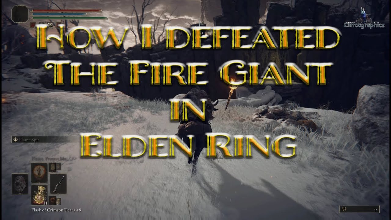 ELDEN RING - How I defeated the Fire Giant #eldenring #eldenringgameplay #firegiant #ps5