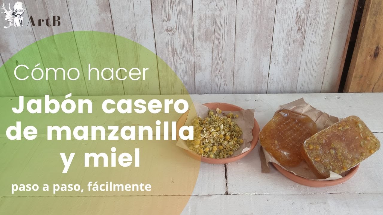 Cómo hacer Jabón casero de manzanilla y miel reciclando molde de..