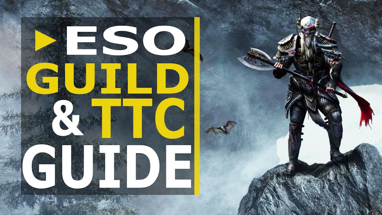 ESO Guild Guide | Guild Store/Bank/Trader & Tamriel Trade Center Overview