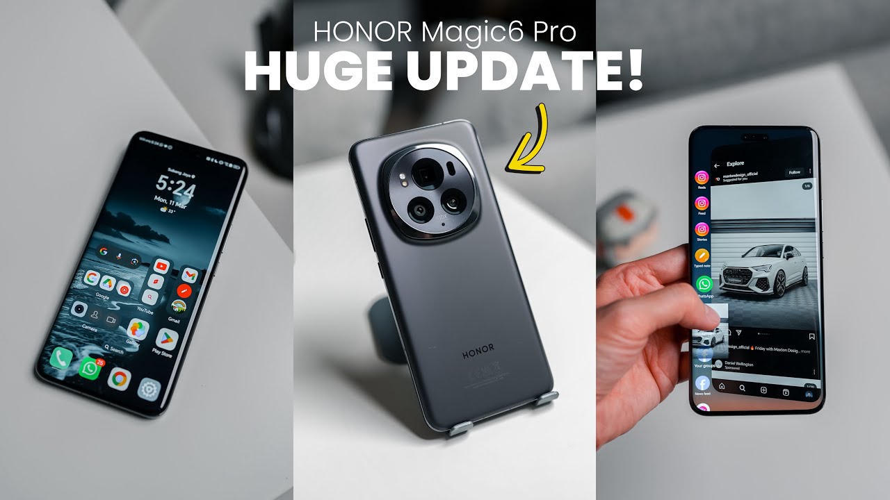 HONOR Magic6 Pro: HONOR's BIGGEST Software Update Yet! | MagicOS 8.0