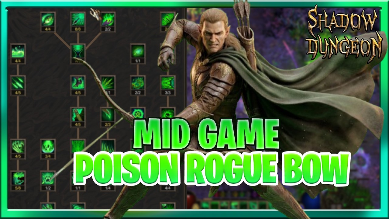 Shadow Dungeon: Гайд на ядовитого рейнджера для мид-гейма: советы новичкам (Обновлено)