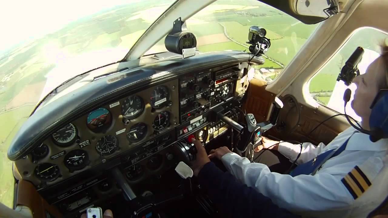 Disabled pilot hand control | PPL PA28 | Cranfield EGTC
