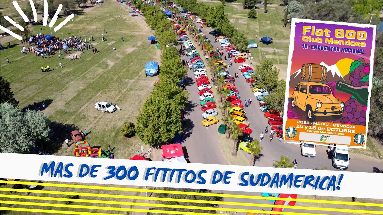 🎊19° Encuentro🛣️ NACIONAL e INTERNACIONAL del 🇮🇹FIAT 600 CLUB ARGENTINA!🇦🇷🇺🇾🇨🇱🇨🇴