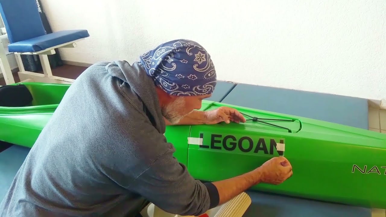 Boots / Kayak Beschriftung, mein Kajak bekommt einen Namen.