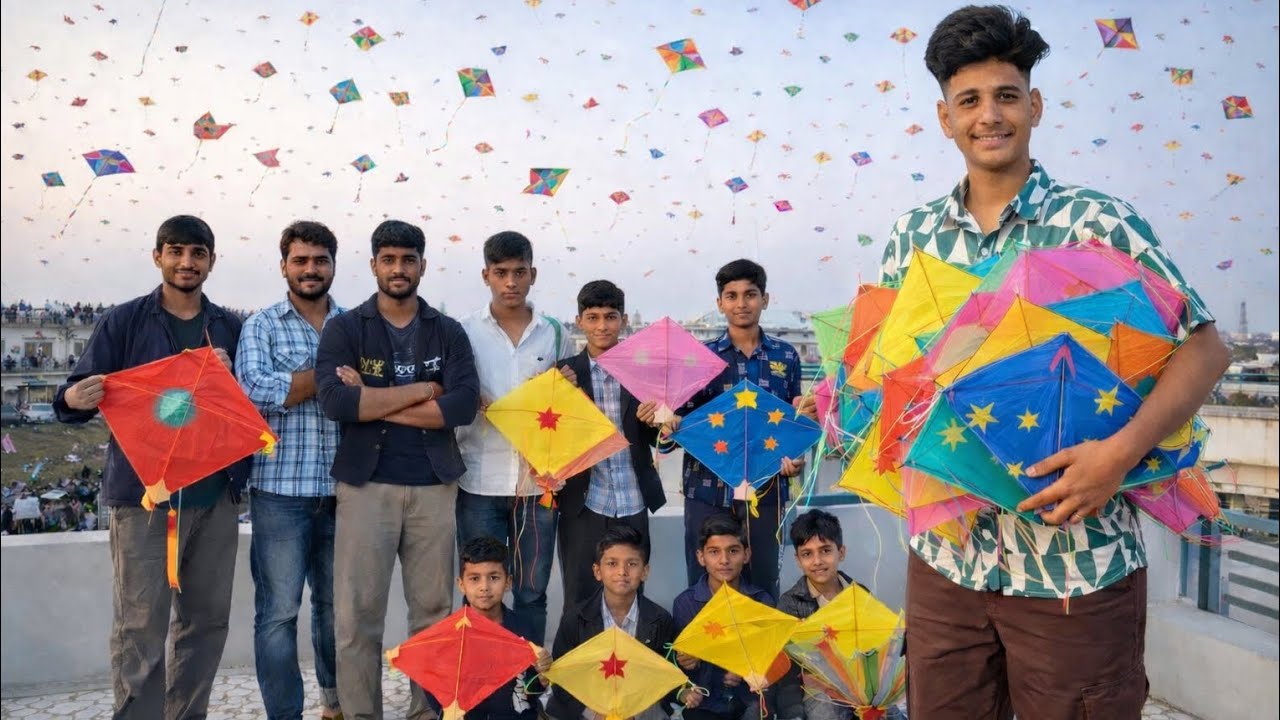 Makar sakranti per full masti full enjoy👍